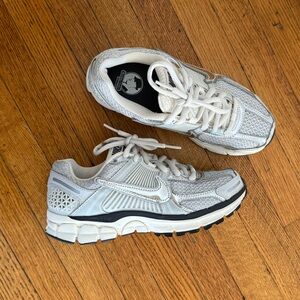 Nike White and Gray Athletic Shoes